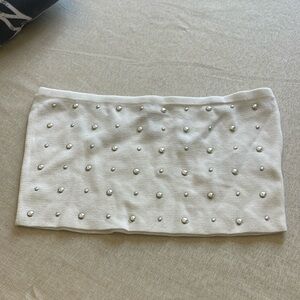 Forever 21 silver studded tube top